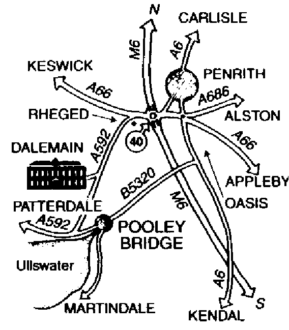 Click the map to see  where Dalemain is in relation to the rest of Cumbria