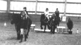 Disabled riders negotiate obstacles on Fell ponies